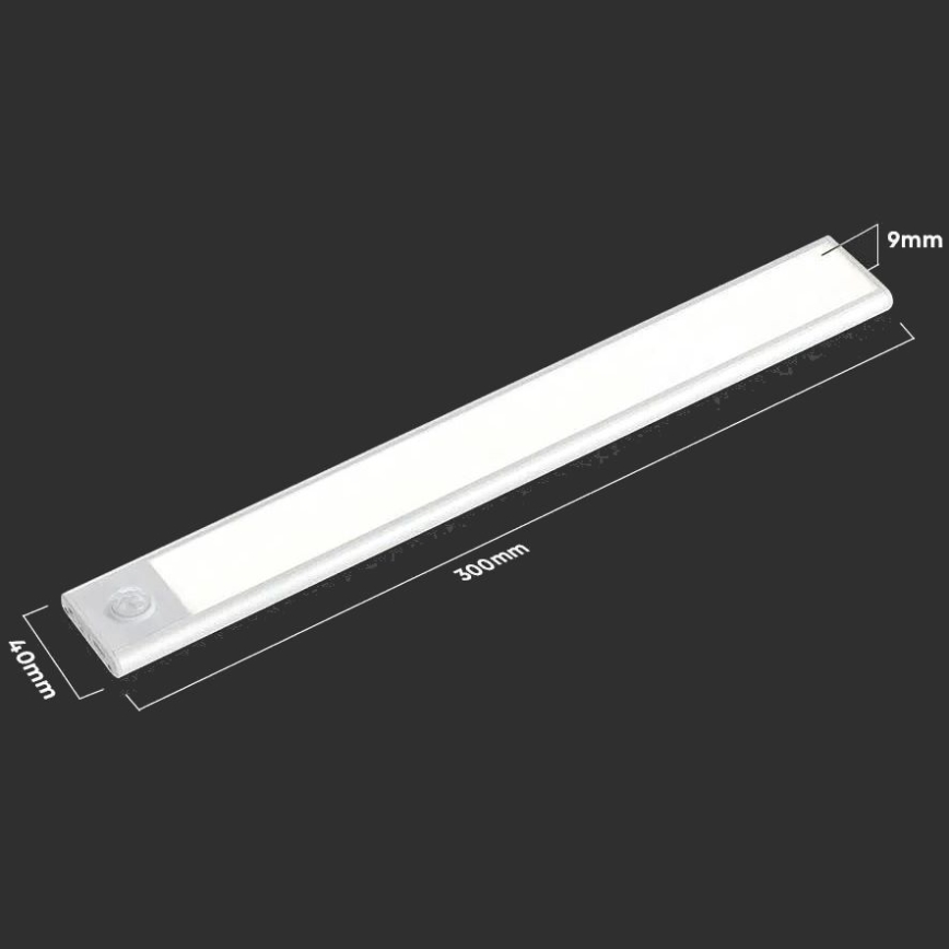 Светодиодная лампа для подсветки кухонной столешницы с датчиком LED/1,5W/5V 1500 mAh 4000K