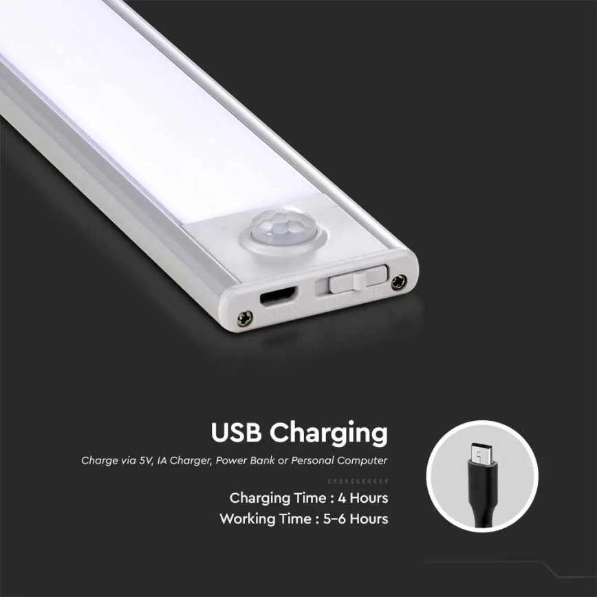 Светодиодная лампа для подсветки кухонной столешницы с датчиком LED/1,5W/5V 3000K 1500 mAh