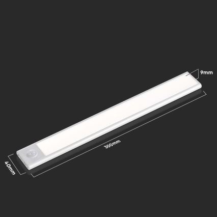 Светодиодная лампа для подсветки кухонной столешницы с датчиком LED/1,5W/5V 4000K