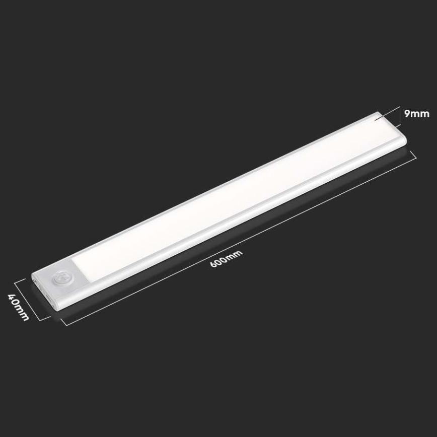Светодиодная лампа для подсветки кухонной столешницы с датчиком LED/2,5W/5V 4000K 3000 mAh