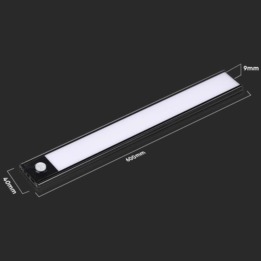 Светодиодная лампа для подсветки кухонной столешницы с датчиком LED/2,5W/5V 4000K 3000 mAh