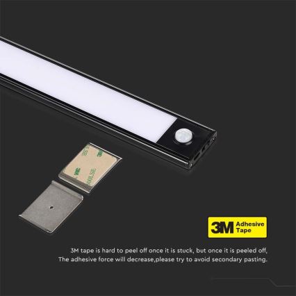 Светодиодная лампа для подсветки кухонной столешницы с датчиком LED/2W/5V 2200 mAh 3000K