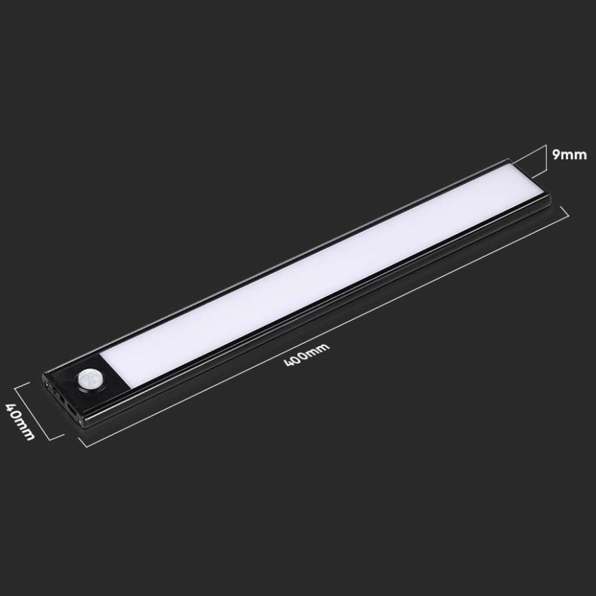 Светодиодная лампа для подсветки кухонной столешницы с датчиком LED/2W/5V 2200 mAh 3000K