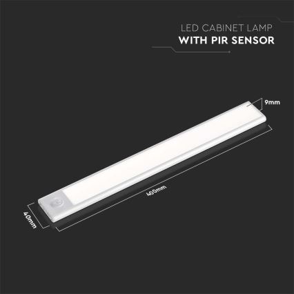 Светодиодная лампа для подсветки кухонной столешницы с датчиком LED/2W/5V 3000K