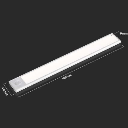 Светодиодная лампа для подсветки кухонной столешницы с датчиком LED/2W/5V 4000K 2200 mAh