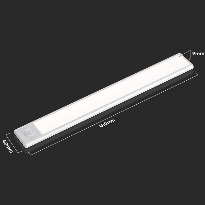 Светодиодная лампа для подсветки кухонной столешницы с датчиком LED/2W/5V 4000K 2200 mAh