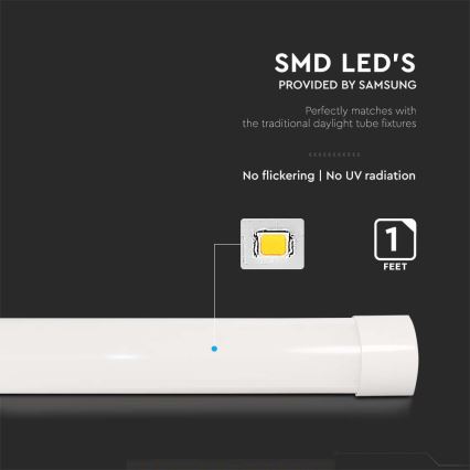 Светодиодная лампа для подсветки кухонной столешницы SAMSUNG CHIP LED/10W/230V 6500K 30 см