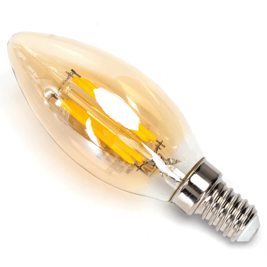 Светодиодная лампа FILAMENT C35 E14/6W/230V 2200K - Aigostar