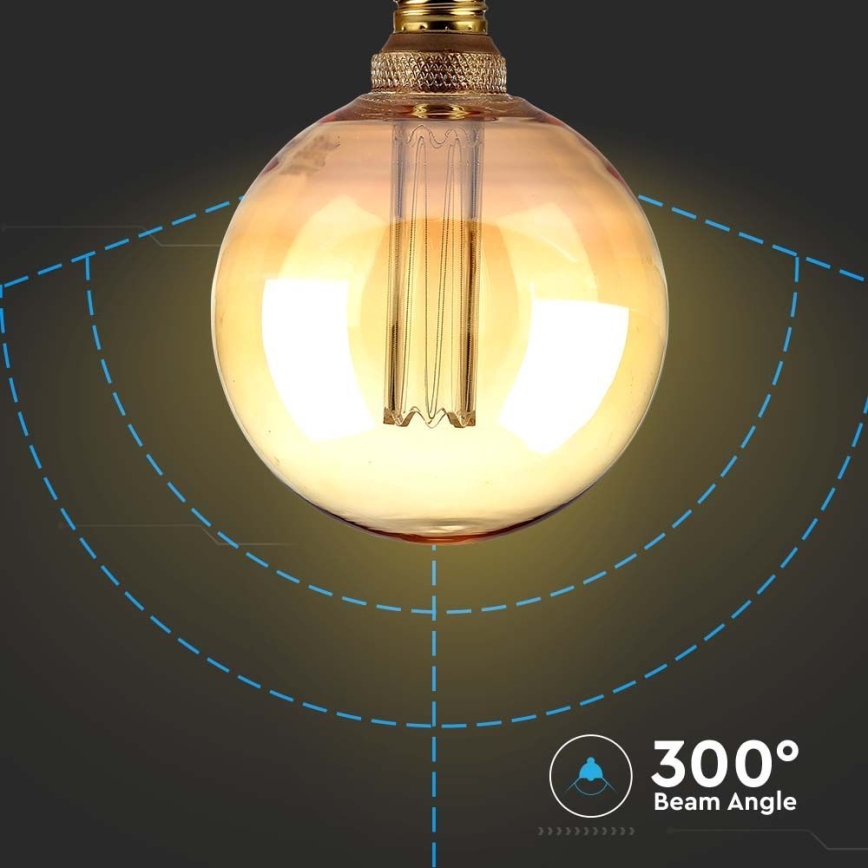 Светодиодная лампа FILAMENT G125 E27/4W/230V 1800K Art Edition