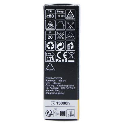 Светодиодная лампа FILAMENT T25 E14/4W/230V 3000K - BRILAGI