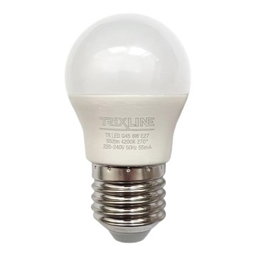 Светодиодная лампа G45 E27/6W/230V 4200K