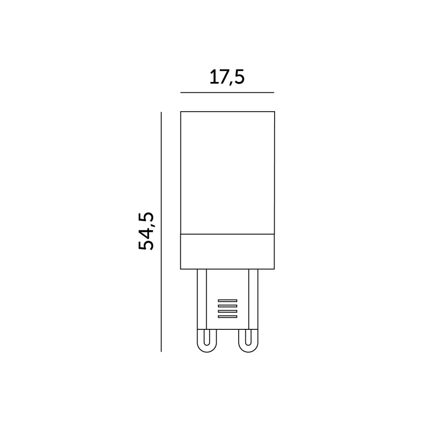 Светодиодная лампа G9/4W/230V 3000K