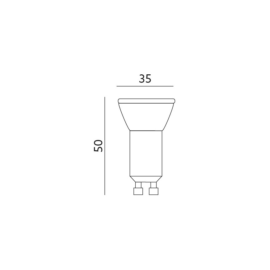 Светодиодная лампа GU10-MR11/4W/230V 3000K