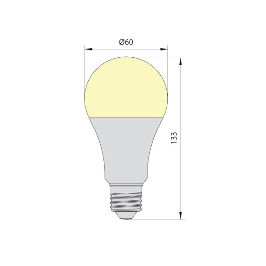 Светодиодная лампа LEDSTAR ECO A65 E27/20W/230V 4000K