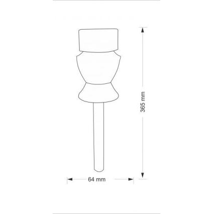 Светодиодная лампа на солнечной батарее CRYSTAL 2xLED-RGB/0,02W/1xAAA матовый хром