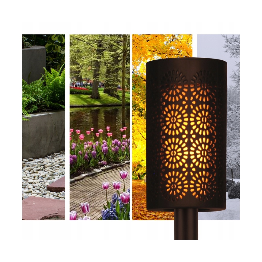 Светодиодная лампа на солнечной батарее с датчиком освещенности LED/2V IP44