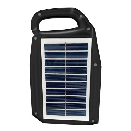 Светодиодная лампа на солнечной батарее с динамиком и повербанком LED/5W/7200mAh IP65