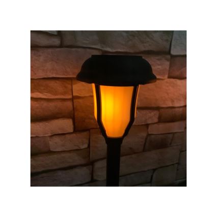 Светодиодная лампа на солнечной батарея с датчиком освещенности LED/2V IP44