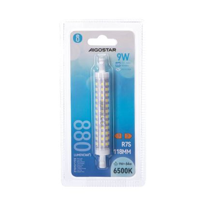 Светодиодная лампа R7S/9W/230V 6500K - Aigostar