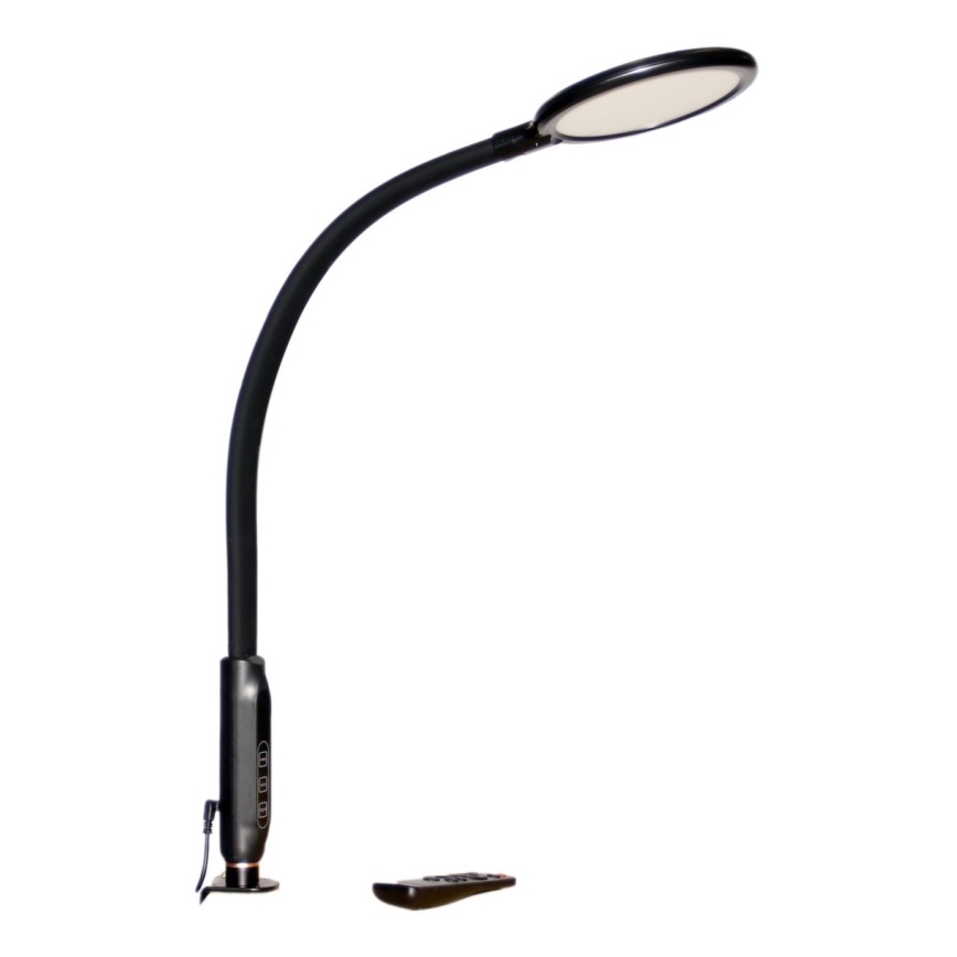 Светодиодная сенсорная лампа с регулированием яркости 3в1 LED/12W/230V черный CRI 90 + дистанционное управление