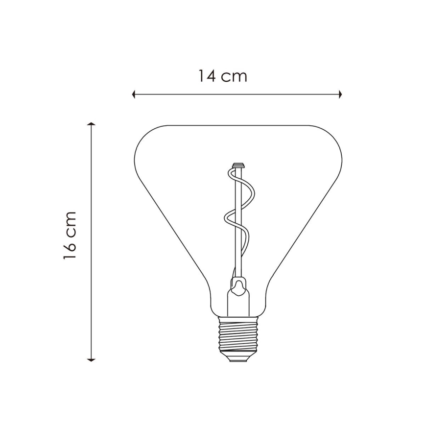 Светодиодная лампа с регулированием яркости VINTAGE EDISON E27/3W/230V 1800K