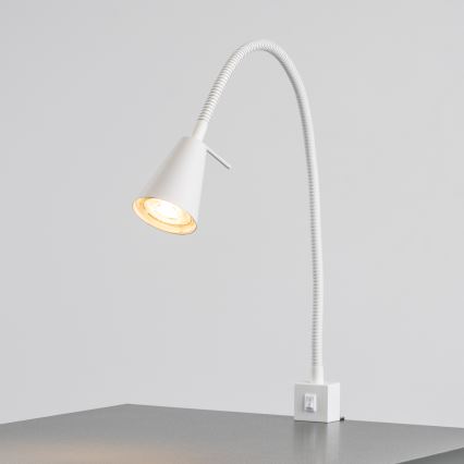 Светодиодная лампа с зажимом 1xGU10/4,7W/230V белая