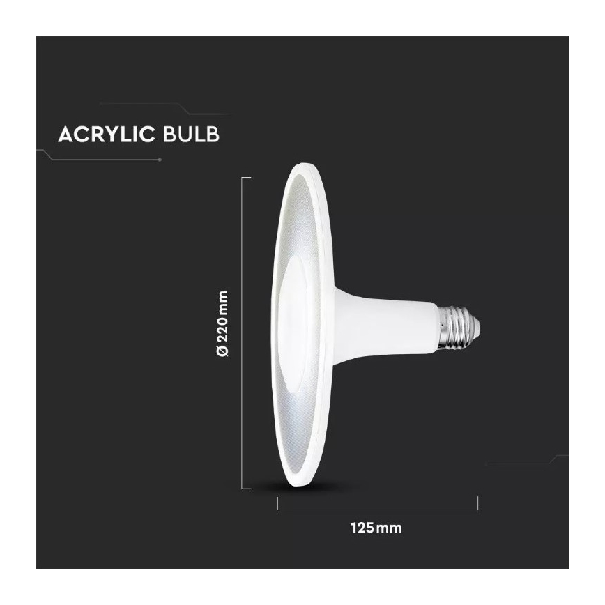 Светодиодная лампа SAMSUNG CHIP UFO E27/18W/230V 120° 6400K