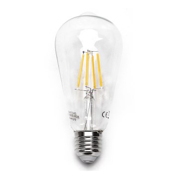 Светодиодная лампа ST64 E27/8W/230V 2700K - Aigostar