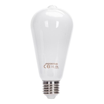 Светодиодная лампа ST64 E27/8W/230V 2700K - Aigostar