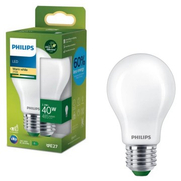 Светодиодная лампа ULTRAEFFICIENT Philips A60 E27/2,3W/230V 2700K