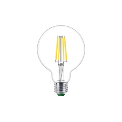 Светодиодная лампа ULTRAEFFICIENT VINTAGE Philips G95 E27/4W/230V 4000K