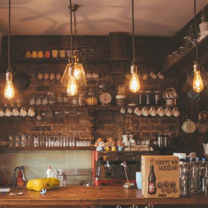 Светодиодная лампа VINTAGE ST64 E27/12Вт/230В 2200К - Aigostar