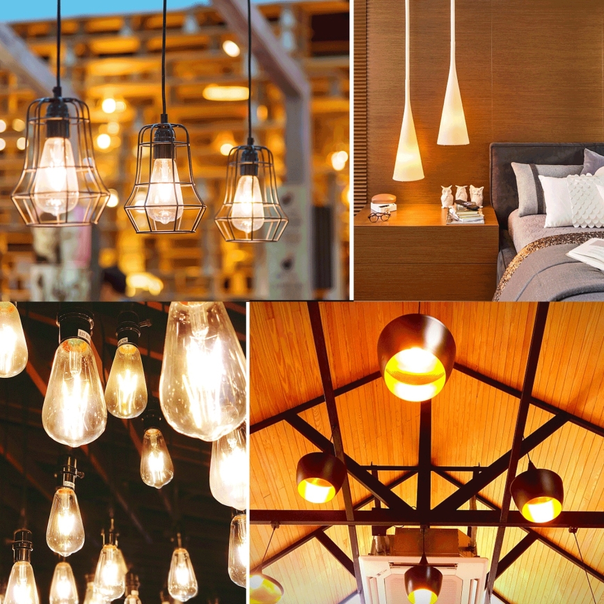 Светодиодная лампа VINTAGE ST64 E27/20W/230V 2700K - Aigostar