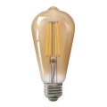Светодиодная лампочка CLASIC AMBER ST64 E27/10W/230V 2200K - BRILAGI