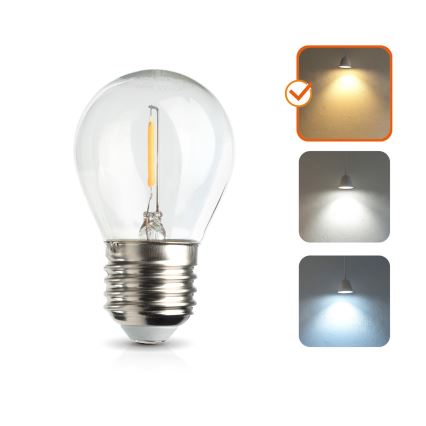 Светодиодная лампочка E27/1,3W/230V 3000K