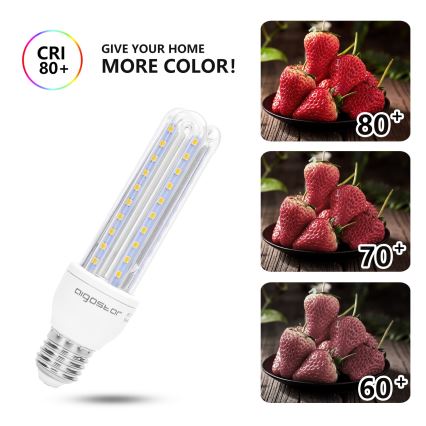 Светодиодная лампочка E27/12W/230V 3000K - Aigostar