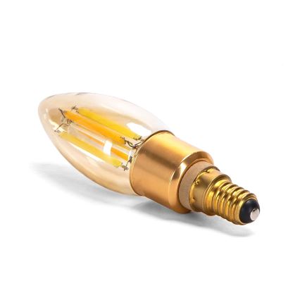 Светодиодная лампочка с регулированием яркости FILAMENT MESH Smart C35 E14/4,5W/230V 2700-6500K - Aigostar