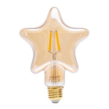 Светодиодная лампочка FILAMENT E27/4W/230V 1800K звезда - Aigostar