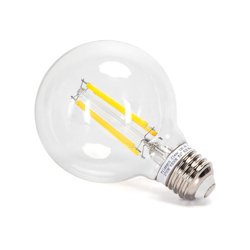 Светодиодная лампочка с регулированием яркости FILAMENT MESH Smart G80 E27/6W/230V 2700-6500K - Aigostar