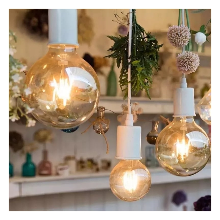 Светодиодная лампочка FILAMENT G95 E27/8W/230V 2200K