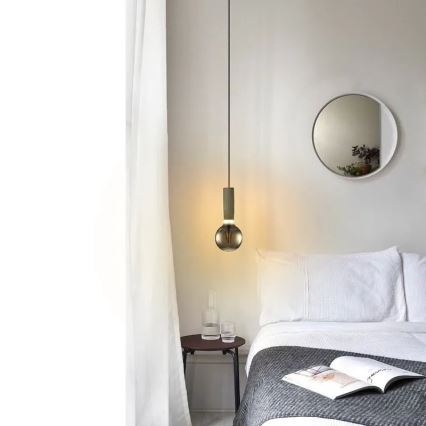 Светодиодная лампочка FILAMENT SMOKE G95 E27/4W/230V 2000K