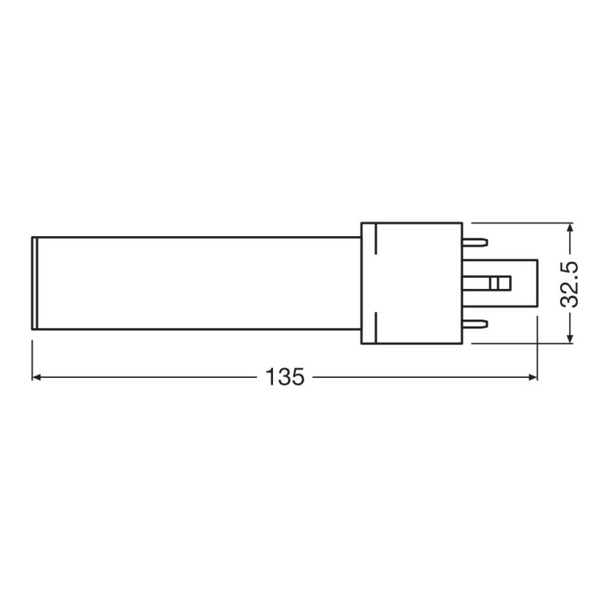 Светодиодная лампочка G23/3,5W/230V 3000K - Osram