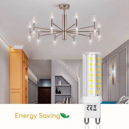 Светодиодная лампочка G9/4,8W/230V 6500K - Aigostar