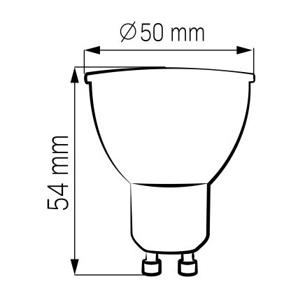 Светодиодная лампочка GU10/4,5W/230V 4000K