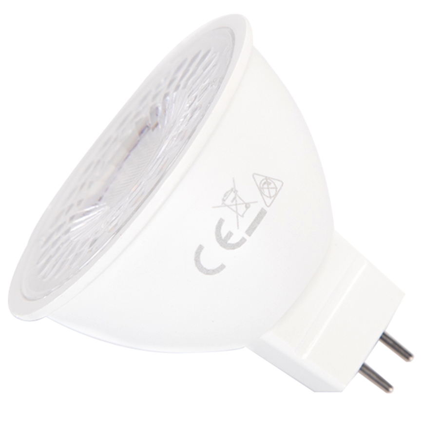 Светодиодная лампочка MR16 GU5,3/6W/12V 4000K - Aigostar