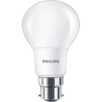 Светодиодная лампочка Philips A60 B22/7,5W/230V 4000K