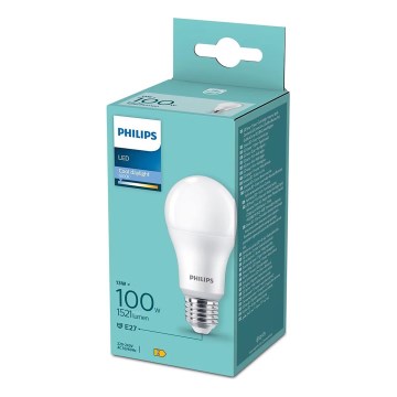Светодиодная лампочка Philips A60 E27/13W/230V 6500K