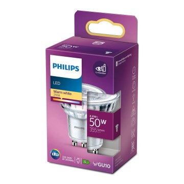 Светодиодная лампочка Philips GU10/4,6W/230V 2700K