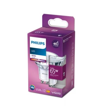Светодиодная лампочка Philips PAR16 GU10/4,9W/230V 3000K
