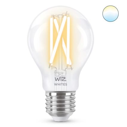 Светодиодная лампочка с регулированием яркости FILAMENT A60 E27/6,7W/230V 2700-6500K CRI 90 Wi-Fi - WiZ